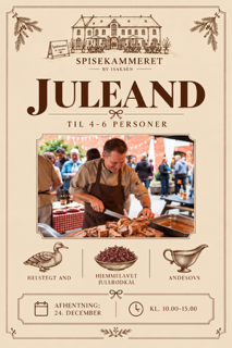Juleand til 4-6 personer fra Spisekammeret – afhentning 24. december kl. 10-15